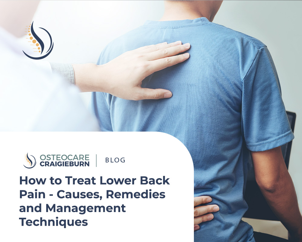 how to treat lower back pain